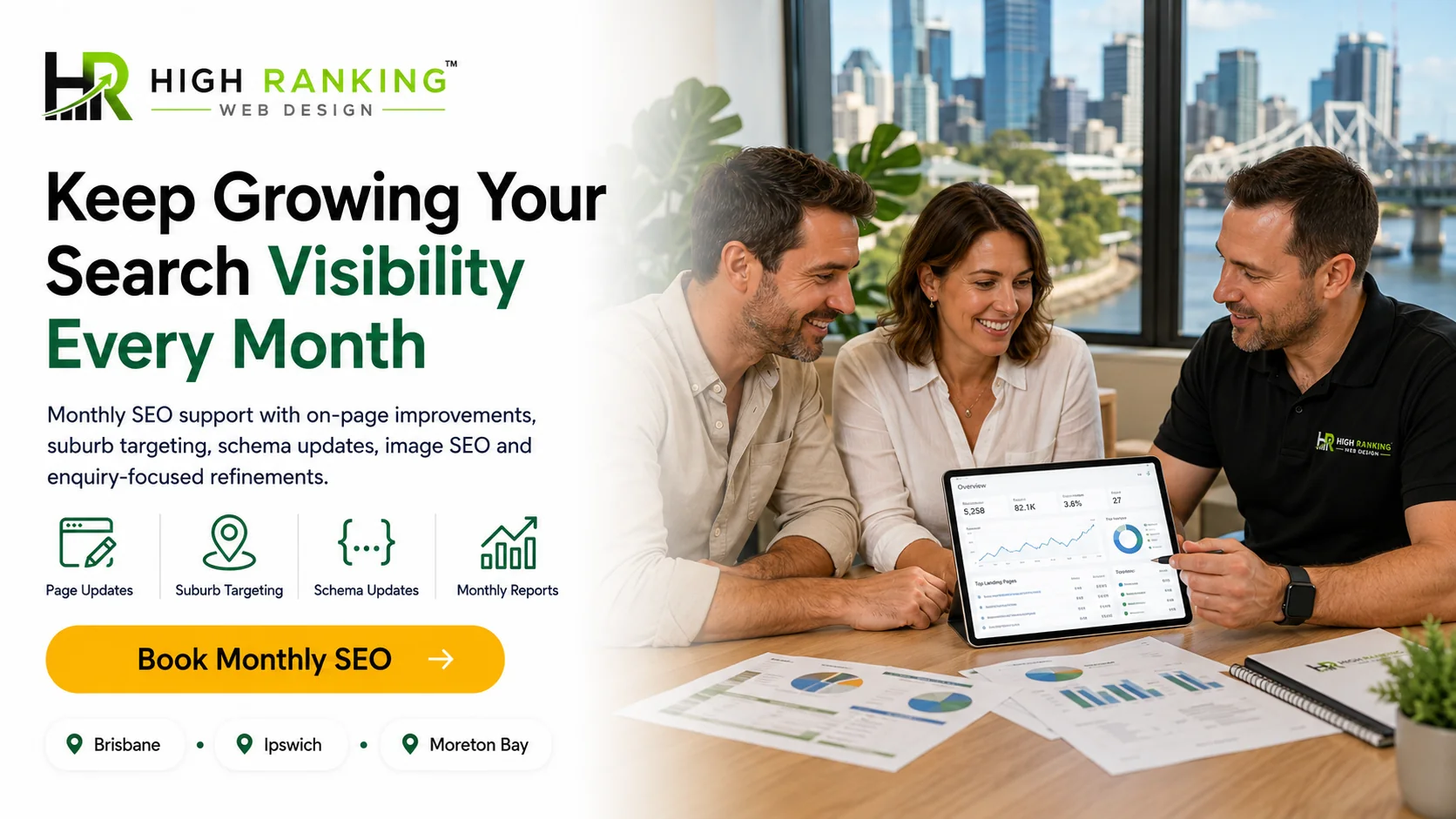 High Ranking Web Design homepage banner 7